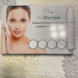 Pure NuDerma Portable Handheld High Frequency Skin Therapy Wand with Neon